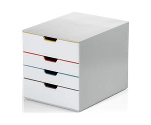Durable VARICOLOR MIX 4 4 cassetto/cassetti Grigio Plastica 762427