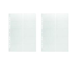 Durable Visifix Refill Set for A4 Business Card Album Capacity for 200 Cards