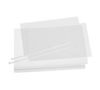 Durable Water-Resistant Pocket A4 Cable Ties, Pack of 5 Transparent, Perfect for