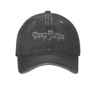 DurableDeep Purple Smoke On The Water Uomini Donne Berretto Da Baseball Hip Hop Gruppo Musicale Cappello In Cotone Invecchiato Cappello Vintage Outdoor Snapback Essenziale per cappello antivento