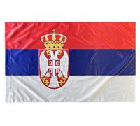 Durabol Bandiera di Serbia Europa 150 x 90 cm Double Pique Satin