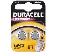 Duracell - 10 blister da 2 pezzi di pile a bottone LR 43 / AG 12 / V 12 GA