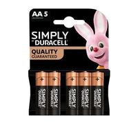 DURACELL 20 CONFEZIONI - SIMPLY AA STILO PZ.5 0000000435933