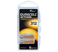 Duracell 312 Activair Hearing Aid - Batteria senza mercurio, 60 celle