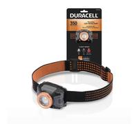 Duracell 350 Lumen Torcia Frontale LED Focalizzabile 3 Modi Nero in AA