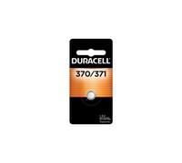 Duracell 370/371 - Batteria a bottone in ossido d'argento, 1 pezzo, batteria 370/371 da 1,5 V, lunga durata, per orologi, dispositivi medici, calcolatrici e altro