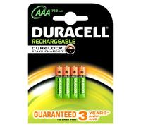 Duracell 4 AAA 750mAh