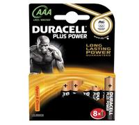 Duracell Plus Power LR-3 Confezione da 8 batterie alcaline AAA da 1,5 V