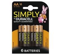 Duracell - 6 Pile alcaline Simply AA 6x