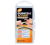 Duracell, 60 batterie Activair per apparecchi acustici in formato 13, di colore
