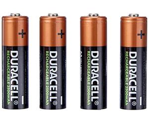 Duracell 75071755, Pila Ricaricabile AA x4 Stay Charged