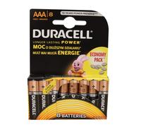 Duracell 8x LR03 AAA, Alcalina, Cilindrica, 1,5 V, AAA