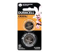 Duracell Batteria a bottone al litio DL2016B2PK08, formato 2016, 3 V, capacità 85 mAh (astuccio da 6 carte, 2 unità per carta)