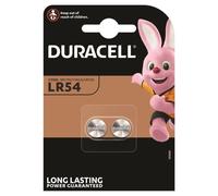 Duracell - batteria a bottone alcalina lr54 lr1130 ag10 1,5v 2 unit