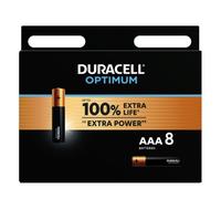 Duracell - batteria alcalina optimum aaa lr03 8 unit
