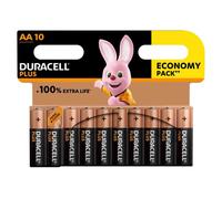 Duracell - batteria alcalina plus power 100 aa lr6 10 unit