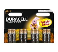 Duracell - batteria plus power aa lr6 8unit