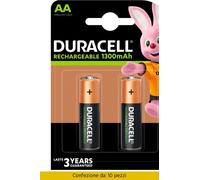 Duracell Batteria Ricaribile Mah1300 Stilo Bl.2 Hr6 Pezzi 10 DU69 DR62
