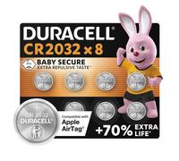 Duracell Batterie a moneta al litio 3V CR2032 (8 pz ) Fino a 70% di durata