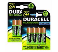Duracell Batterie AA ricaricabili precaricate da 1950 mAh, confezione da 8