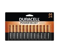 Duracell - Batterie alcaline AA CopperTop - lunga durata e multiuso Doppia A batteria per uso domestico e aziendale - 24 count