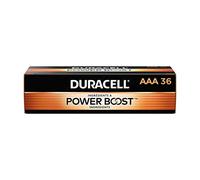 Duracell - Batterie alcaline CopperTop AAA - Long Lasting, All-Purpose Triple A Battery for Household and Business - Confezione da 36