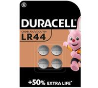 Duracell Specialty LR44 - Batterie alcaline a bottone, confezione da 4