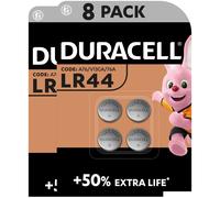 Duracell Batterie LR44 (confezione da 8) (A76) Pile alcaline specialistiche da