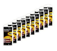 Duracell Batterie per apparecchi acustici, misura 312, confezione da 40 batterie (3.Unità))