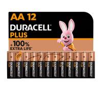 DURACELL Batterie Plus AA (Confezione da 12) Batterie Alcaline da 1,5 V Fino al