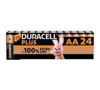 DURACELL Batterie Plus AA (Confezione da 24) Batterie Alcaline da 1,5 V 24 AA