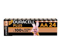 Duracell Batterie Plus AA (pacco da 24) - Pile Alcaline 1.5V - Fino al 100% di extra durata - Affidabilità per i dispositivi a uso quotidiano - 0% plastica - 10 anni di conservazione - LR6 MN1500