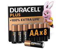 Duracell Batterie Plus AA (pacco da 8) - Pile Alcaline 1.5V - MN1500