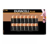 Duracell Batterie Plus Power C, confezione da 14