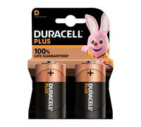 DURACELL BATTERIE PLUS POWER D2 - CONFEZIONE: 2 pezzi, MODELLO: D2