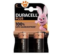 Duracell Batterie Plus Tipo C Pile Alcaline - Duracell Batterie Plus Tipo C Pile Alcaline - Confezione Da 2 Pezzi