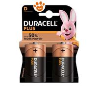 Duracell Batterie Plus Tipo D Pile Alcaline - Duracell Batterie Plus Tipo D Pile Alcaline - Confezione Da 2 Pezzi