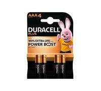 MINISTILO AAA PLUS POWERBOOST - BLISTER 4 BATTERIE LR03/MN2400-MELDU0203 DURACELL