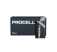 DURACELL BATTERIE PROCELL ALKALINE 9V10 MN1604 (10 PEZZI)