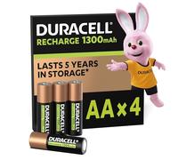 Duracell 4 LR06 1300mAh Batteria ricaricabile Nichel-Metallo Idruro (NiMH)