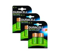 Duracell Batterie ricaricabili di tipo C, confezione da 6