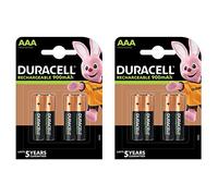 Duracell BUN0043A - Batteria ricaricabile, Mini Stilo AAA 850 mAh x8