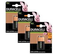 Duracell BUN0054A Nichel Metallo Mh 170mAh 9V Batteria Ricaricabile - Batteria/Batteria ricaricabile (170 mAh, Nichel-Metallo Idruro (NiMH), 9 V, 3 pezzi