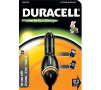 DURACELL CARICABATTERIA DA AUTO PER IPHONE 4 4S IPOD DMDC03 NEW