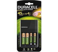 Duracell Caricabatterie 4 ore + 2xAA, 2xAAA