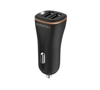 Duracell Caricabatterie da auto compatto con doppia USB-A da 18 W + 12 W, compatibile con smartphone, tablet, powerbank e altro