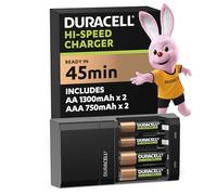 Duracell Caricabatterie 45 minuti + 2xAA, 2xAAA