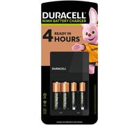 Duracell Caricabatterie Rapido 4 Ore, Confezione da 1, Caricatore Universale per Pile AA, AAA, Ricarica Veloce e Sicura