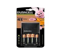 Duracell - Caricatore rapido, 45 minuti, 2 x aa e 2 x aaa