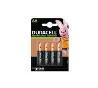 DURACELL Confezione da 4 batterie RCR PLUS 1300 mAh AA
